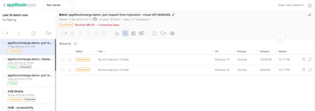 Managing and Merging Baselines